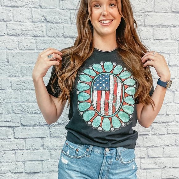 AMERICAN CONCHO Handmade Graphic Tee - Picture 5 of 6